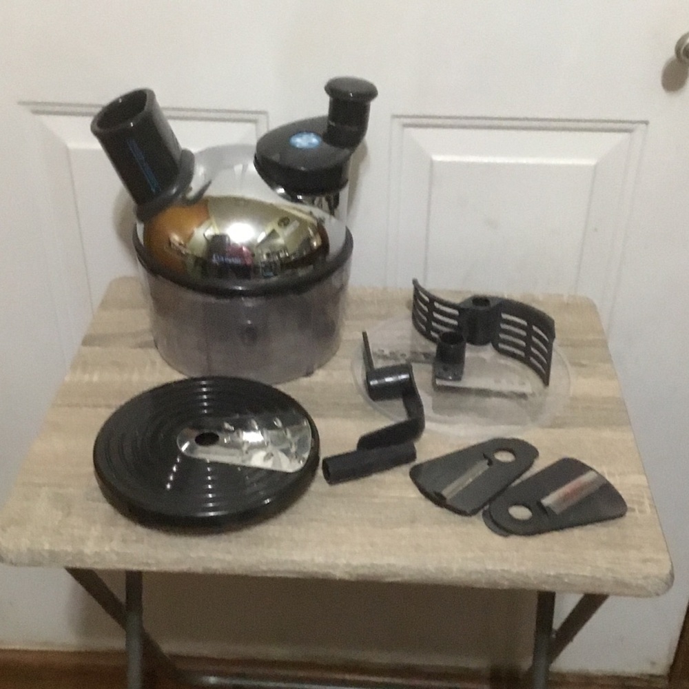 Culinare Rocket Chef Speed Feeder Food Processor W/‎ Attachments
